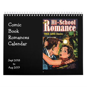 Calendario Cómic romances septiembre de 2018