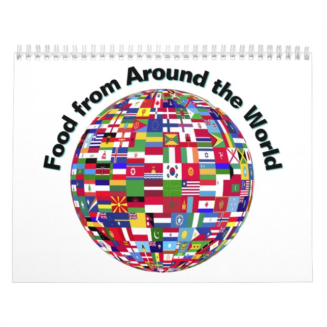 Calendario Comida De Todo El Mundo 2026 (Tapa)