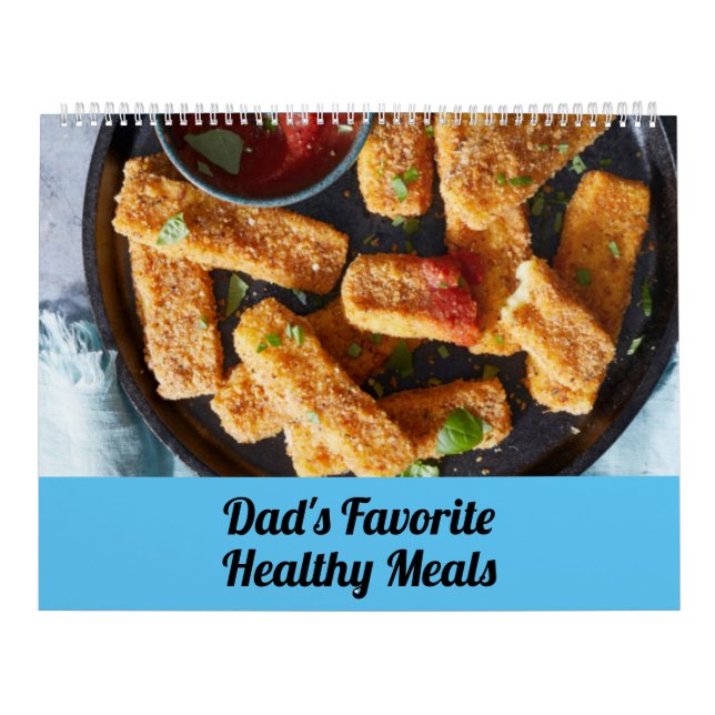 Calendario Comidas saludables favoritas de papá (Tapa)
