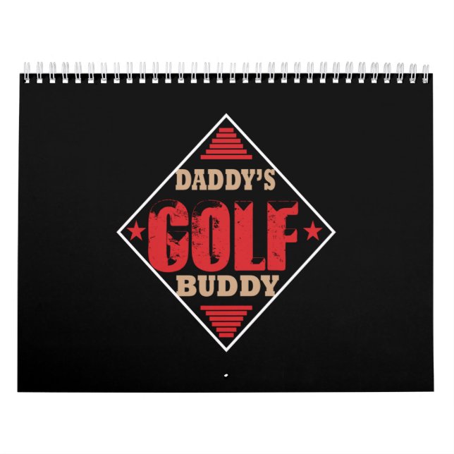 Calendario compañero de golf de papá (Tapa)