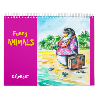 Calendario con Ilustraciones de animales