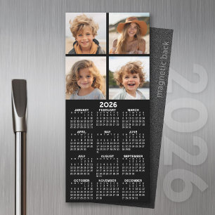 Calendario con imán de nevera Collage de fotos
