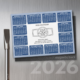 Calendario con logotipo Información de contacto Im