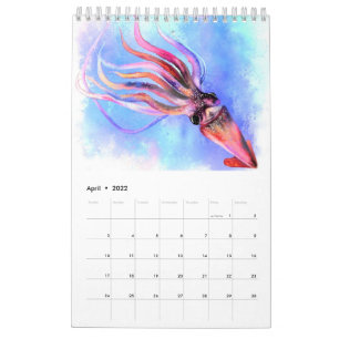 Calendario con Maravillosa Vida Subacuática - Pint