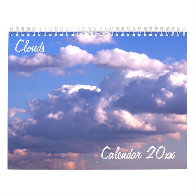 Calendario con nubes (Tapa)