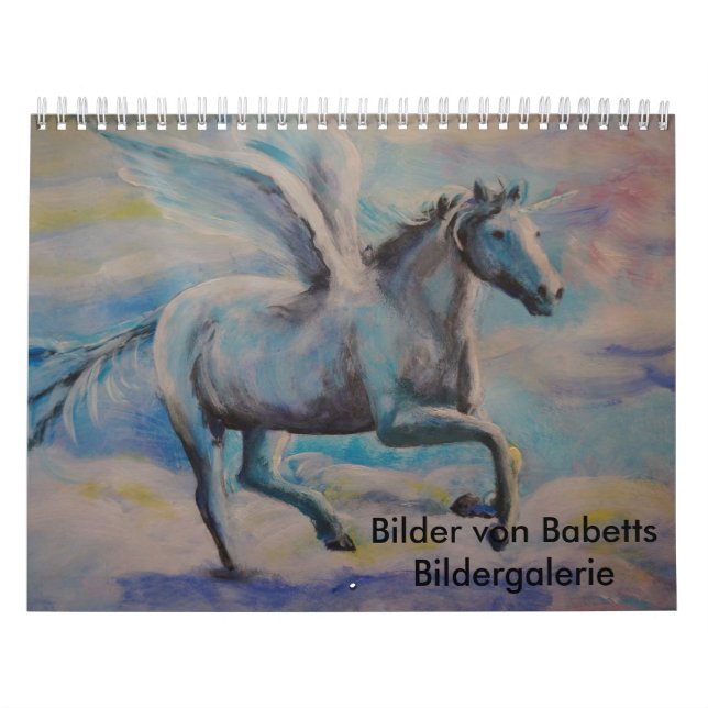 Calendario con representaciones pintado (Tapa)
