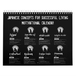 Calendario Conceptos de éxito japoneses - Motivación