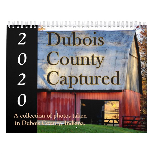 Calendario Condado de Dubois capturado (Tapa)