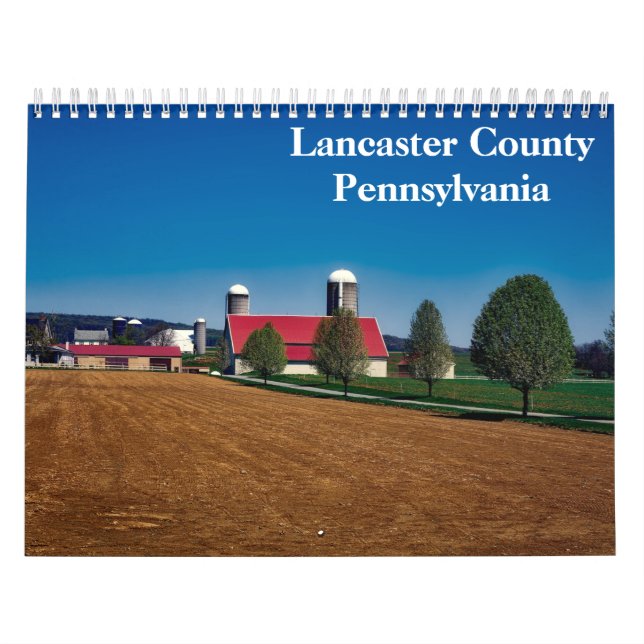 Calendario Condado de Lancaster 2025, Pensilvania (Tapa)