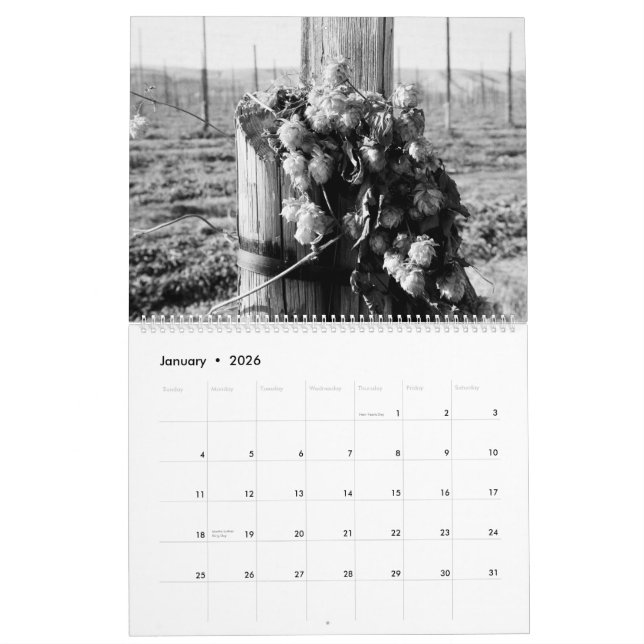 Calendario Condado de Yakima con película (Jan 2026)