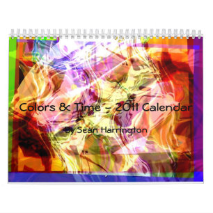 Calendario Conduciendo a un sueño, colores y tiempo - Calen 