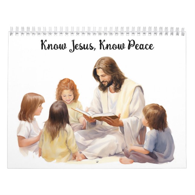 Calendario Conoce a Jesús, conoce la paz (Tapa)