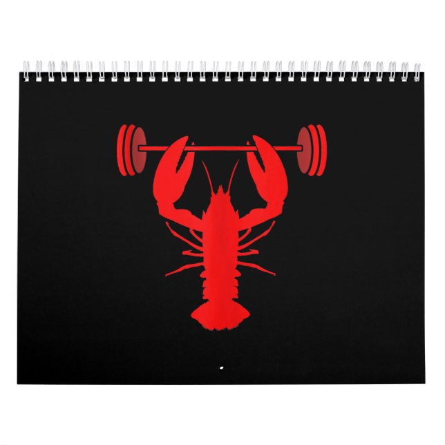 Calendario Constructor De Bodysters De Halterofilia En Gym (Tapa)