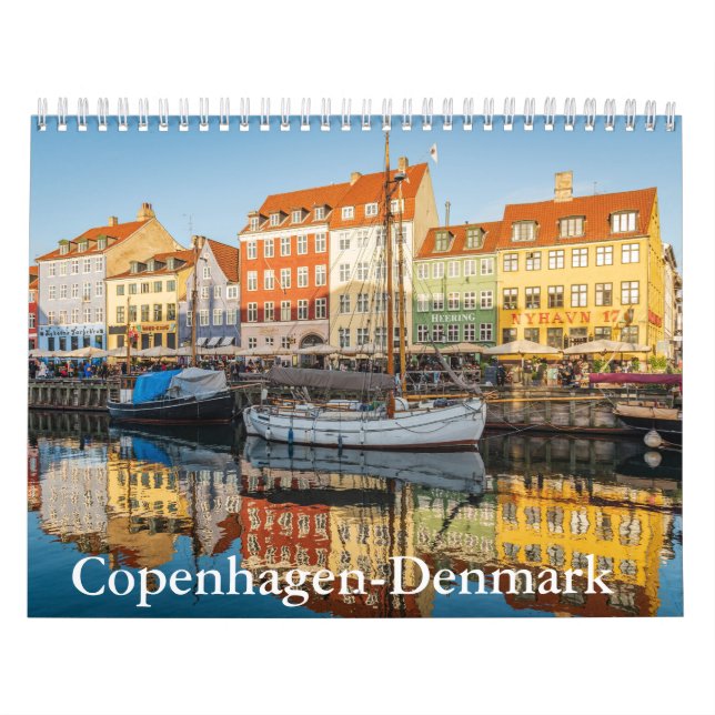 Calendario Copenhagen-Denmark Calendar (Tapa)