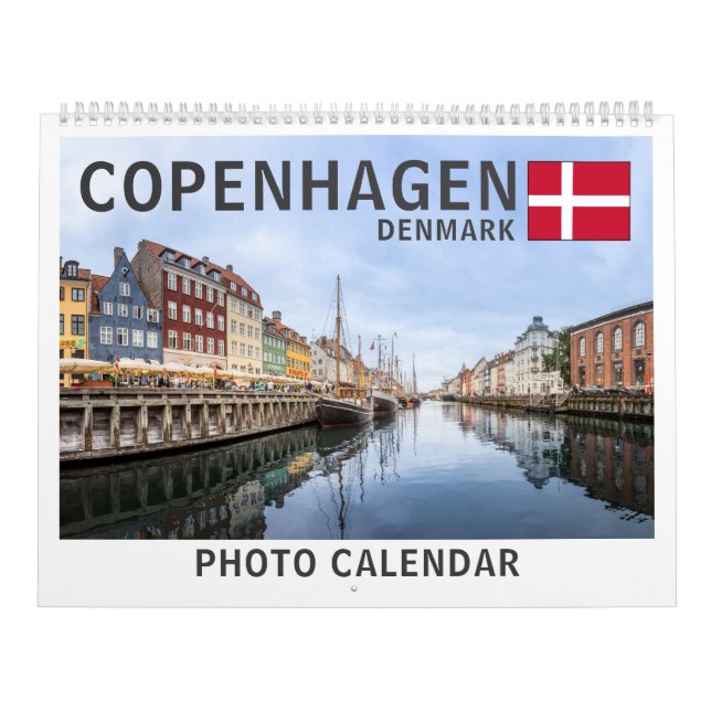 Calendario Copenhague Dinamarca 2026 (Tapa)