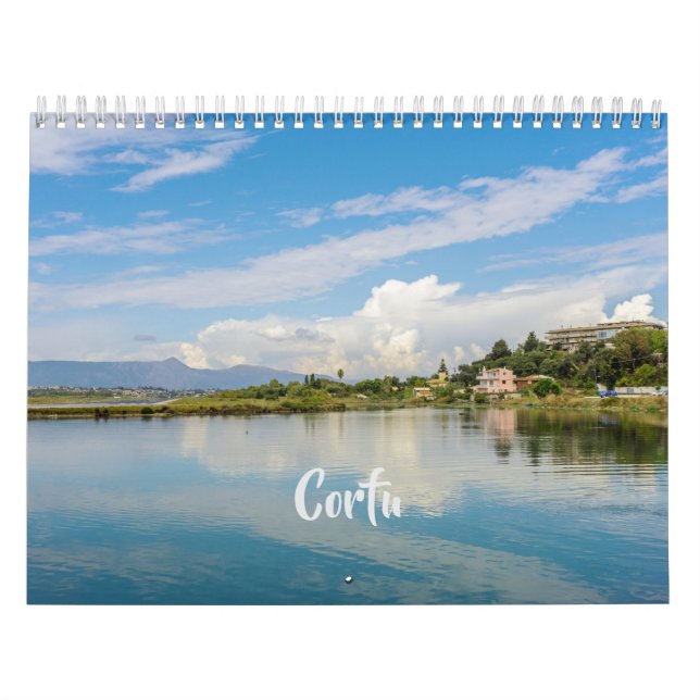Calendario Corfú - vistas a la isla (Tapa)