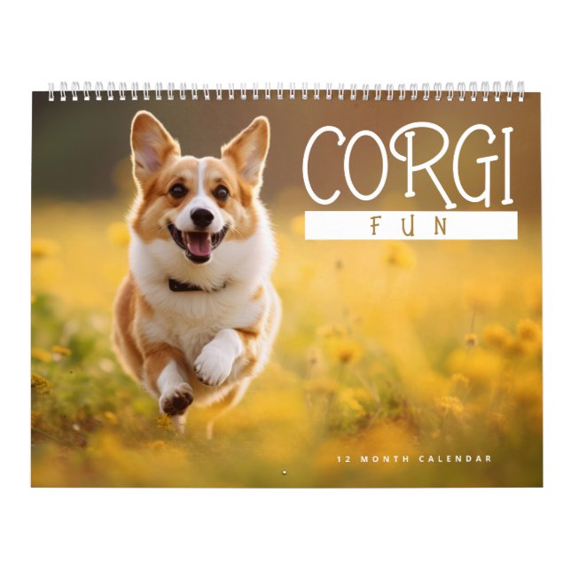 Calendario Corgi Fun (Tapa)
