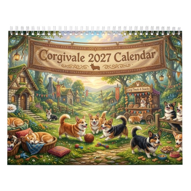 Calendario Corgivale 2027 (Tapa)