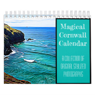 Calendario Cornwall mágico, fotografía estilizada de Cornwa