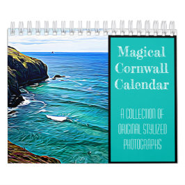 Calendario Cornwall mágico, fotografía estilizada de Cornwall