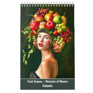 Calendario Coronas de Frutas – Retratos de Mujeres en Esplend