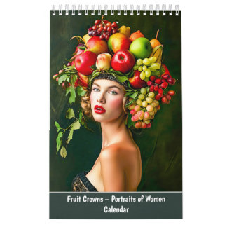 Calendario Coronas de Frutas – Retratos de Mujeres en Esplend