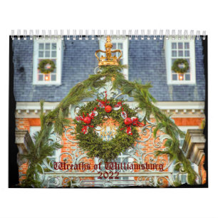Calendario Coronas de Williamsburg colonial
