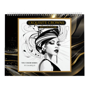CALENDARIO CORONAS EXQUISITAS -SERIE DE COLORES 2027 CALENDAR