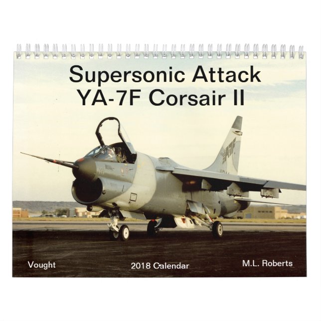 Calendario Corsario supersónico del ataque YA-7F II (Tapa)