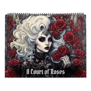 Calendario Corte de Rosas por Ivy y Bat Gótico Art