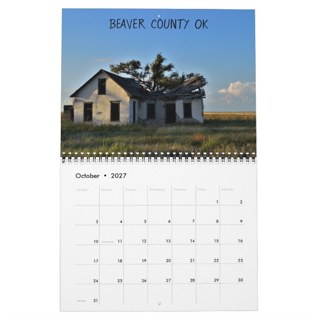 Calendario Cosas olvidadas 2020 (Oct 2027)