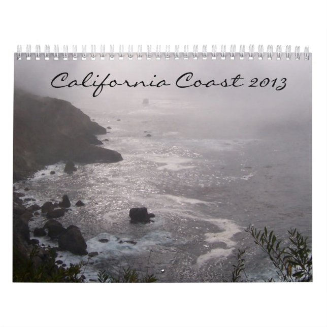 Calendario Costa 2013 de California (Tapa)