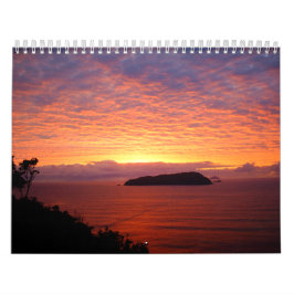 Calendario Costa de Nueva Zelanda
