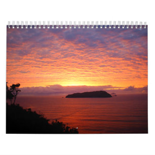 Calendario Costa de Nueva Zelanda