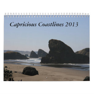 Calendario Costas costas caprichosas 2013