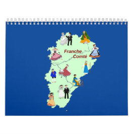 Calendario Costume traditionnel de Franche-Comté