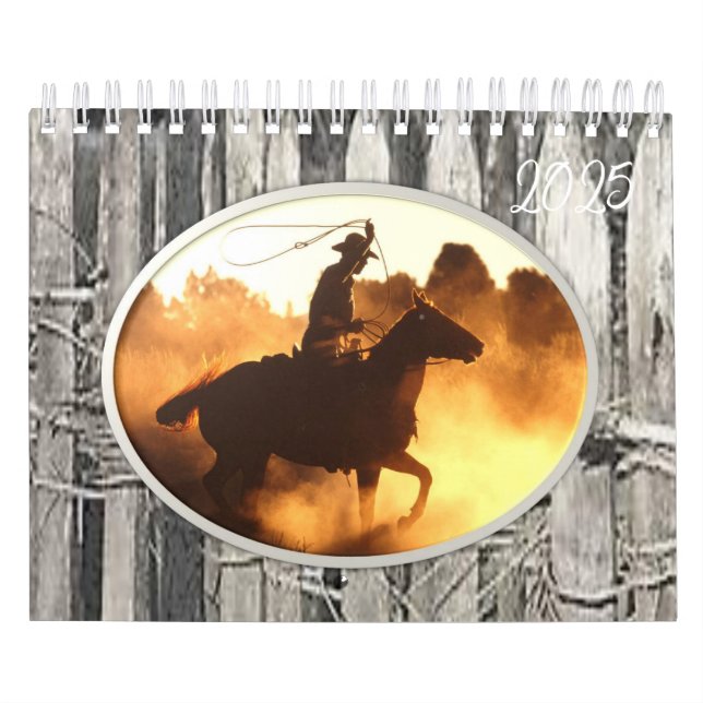 Calendario Cowboy Country Men 2025 (Tapa)