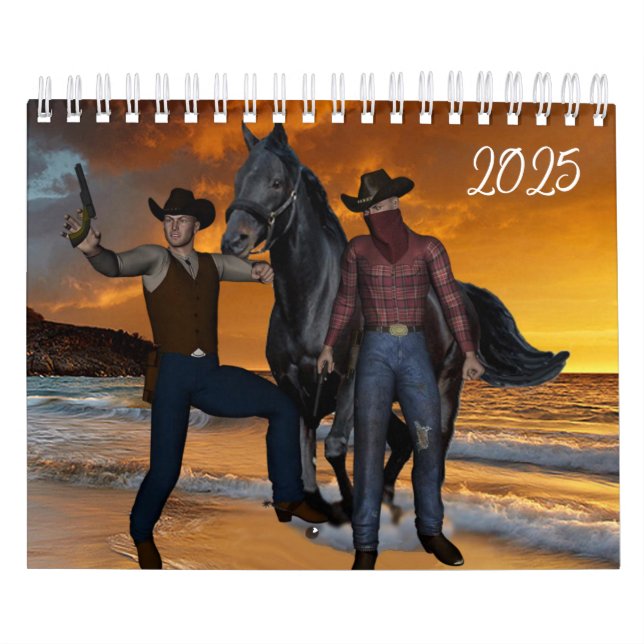 Calendario Cowboy Country Men 2025 (Tapa)