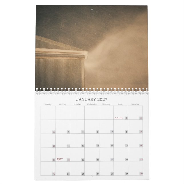 Calendario Cowtown que vive 2013 (Jan 2027)