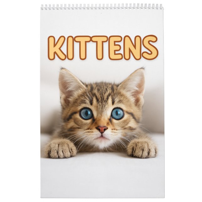 Calendario Cozy Cat Photography | Cute Kitten Cat Wall  (Tapa)