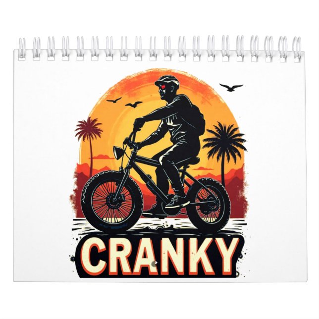 Calendario Cranky: Energiza tu viaje - Tee de ciclismo divert (Tapa)