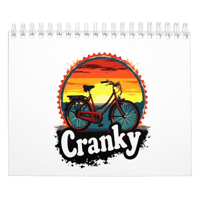 Calendario Cranky Sunset Bicycle Tee - Energiza tu viaje (Tapa)
