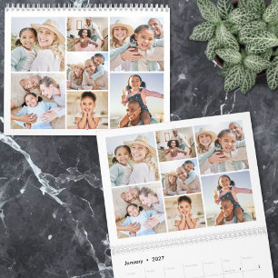 Calendario Crea Tu Propia Colage de Fotos