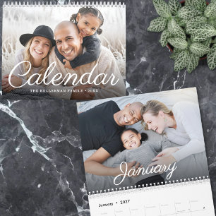Calendario Crea tu propia foto de familia moderna personaliza