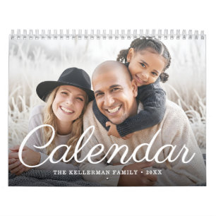 Calendario Crea tu propia foto de familia moderna personaliza