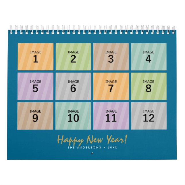 Calendario Crea tu propia foto familiar de Personalizados 202 (Tapa)