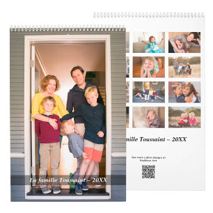 Calendario Crea tu propia foto francesa