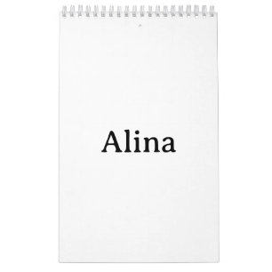 Calendario Crea tu propia página pequeña blanca de 11" x 7"