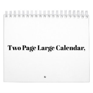 Calendario Crea tu propia promoción de marca simple pequeña