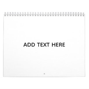 Calendario Crea tu propio blanco